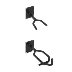 Heavy Duty Metal Gun Rack Hook with Rubber Padding Gun Wall Mount Shotgun Rack Indoor Rifle Storage 