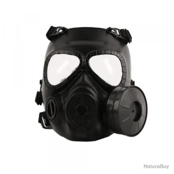 M04  For Airsoft BB Gun CS Cosplay Costume Protective Full Face Gas Mask Skull Adjustable Strap - Si