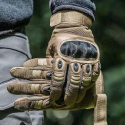 Men's Full Finger Tactical Gloves Touch Screen Airsoft Gloves Paintball Shooting Gear Combat Armor P