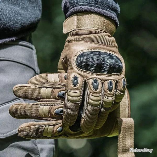 Men's Full Finger Tactical Gloves Touch Screen Airsoft Gloves Paintball Shooting Gear Combat Armor P