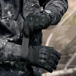 Men's Full Finger Tactical Gloves Touch Screen Airsoft Gloves Paintball Shooting Gear Combat Armor P