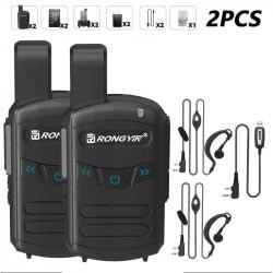 Talkie-walkie RONGYING A5 Type-C BF-T20 - 2pcs-2Headset-Cabl