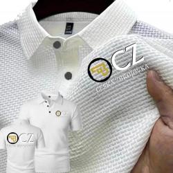 Summer New Men POLO Shirts T-Shirt CZ Ceska Zbrojovka Firearms High End Ice Silk Mesh Men's Short-Sl