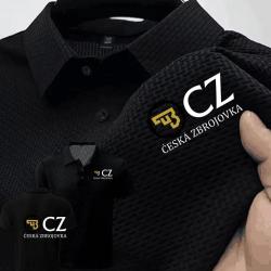 Summer New Men POLO Shirts T-Shirt CZ Ceska Zbrojovka Firearms High End Ice Silk Mesh Men's Short-Sl