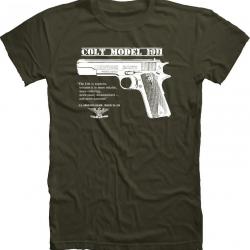 T-shirt Colt 45 1911 armée américaine - 5XL