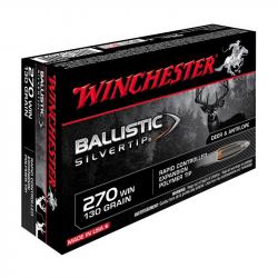 Munitions WINCHESTER 270 Win Ballistic Silvertip 130gr x20