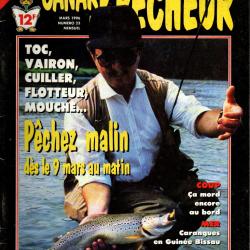 le canard du pecheur 23 truite, la vézère, mouche, carpe, anglaise, coup, la sole , guinée-bissau