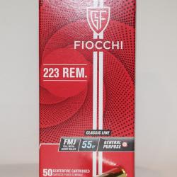 boite 50 cartouches Fiocchi, 223 remington , 55 Grains FMJ