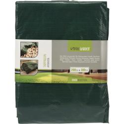 Bâche de protection verte 2 x 3 m