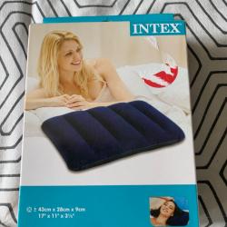 Oreiller gonflable Intex 43 cm 28 cm 9 cm 1 côté velour