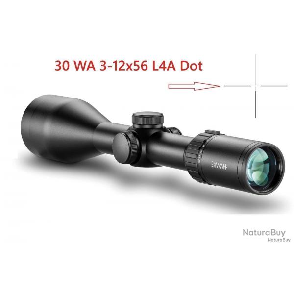 VANTAGE 30 WA IR - Low profile, capped turrets 3-12x56 30mm, WA, IR L4A Dot