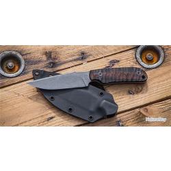 Couteaux fixes TBOUTDOOR - TB0047 - Commandeur Ziricote Toxifié