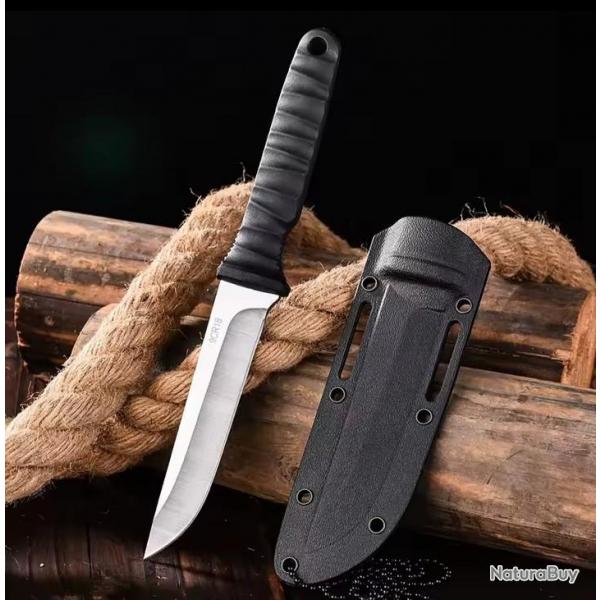 Couteau tactique avec tui thermomoul grande rsistance ! 1 sans rserve!!