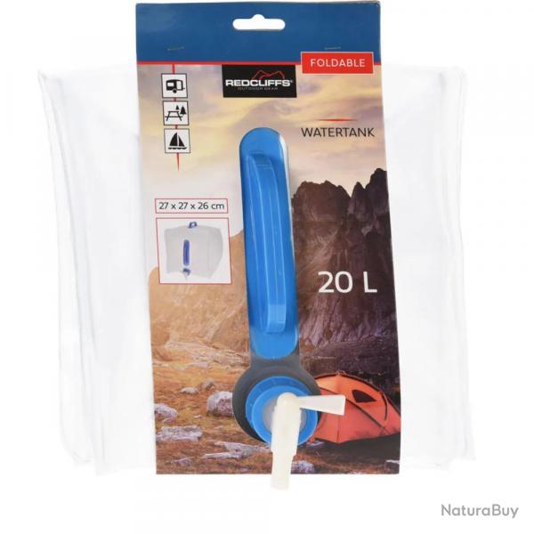 Rservoir d'eau pliable 20 L