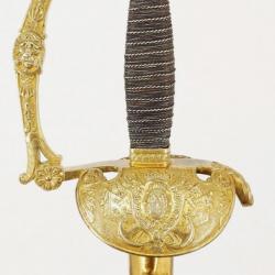 ÉPÉE D'OFFICIER SUPÉRIEUR DU RÉGIMENT DE CUIRASSIERS D'ANGOULÊME - FRANCE RESTAURATION / LOUIS XVIII