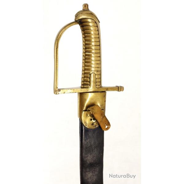 SABRE INFANTERIE DE GRENADIERS MODELE 1767 COMPAGNIE D'ELITE Louis XV MARQUE E.N17 - FRANCE ANCIENN