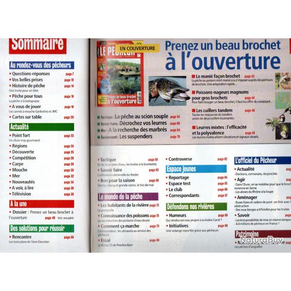 le pcheur de france 178, truite, cannes  mouche, brochet, leurres,