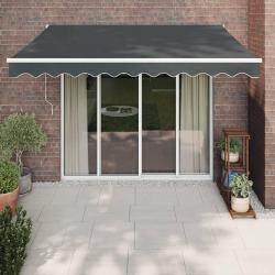 Auvent rétractable automatique anthracite 3x2,5 m