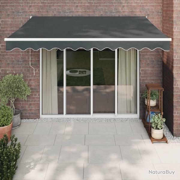 Auvent rtractable automatique anthracite 3x2,5 m
