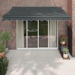 Auvent rétractable automatique anthracite 3x2,5 m