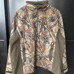 veste percussion XXL camouflage avec capuche destockage chasse enchere