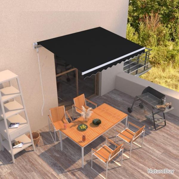 Auvent rtractable automatique 300x250 cm Anthracite