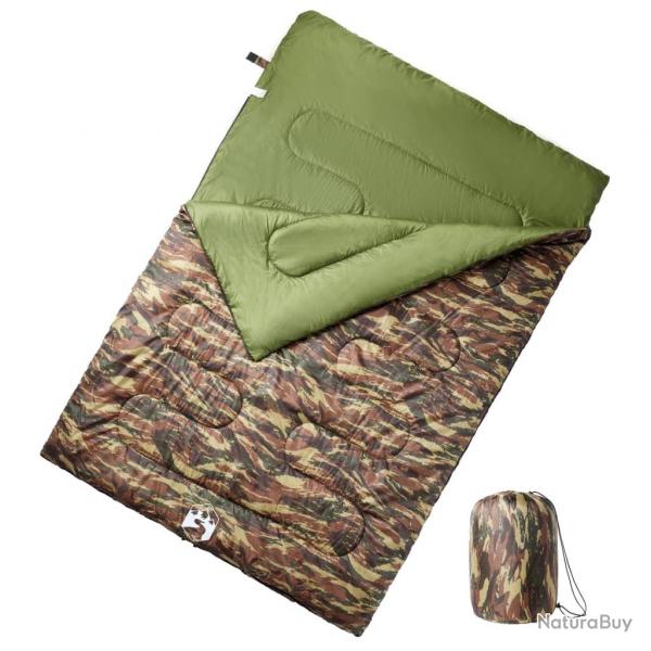 Sac de couchage double et oreillers adultes camping 3-4 saisons