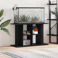 Support d'aquarium chêne noir 100x40x60 cm bois d'ingénierie