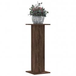 Supports pour plantes 2 pcs chêne marron bois d'ingénierie