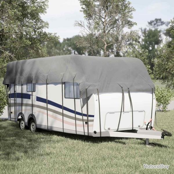 Housse de toit de caravane gris 800x300 cm tissu non tiss