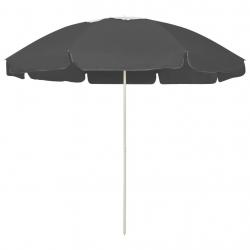 Parasol de plage anthracite 240 cm