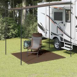 Tapis de tente 200x200 cm Marron