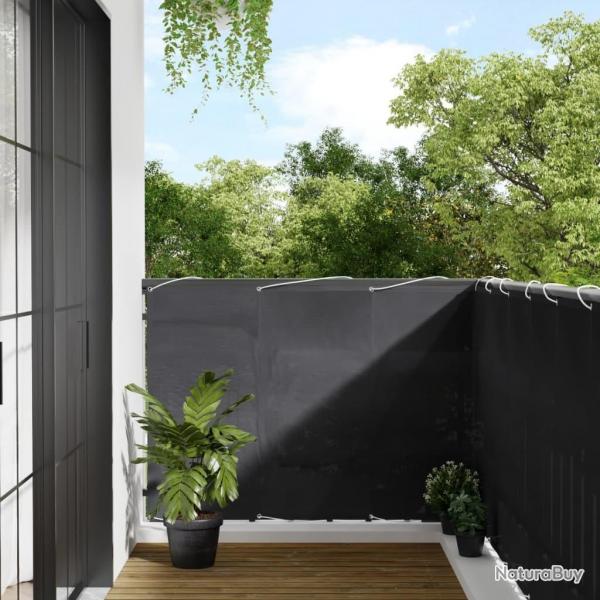 cran de balcon anthracite 120x700 cm 100% polyester oxford