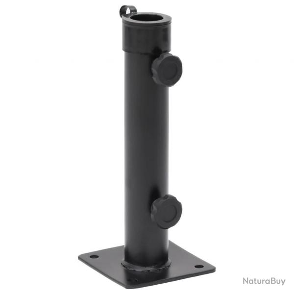 Base de parasol pour mt 38/48 mm noir mat acier