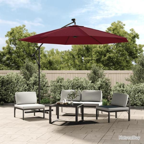 Tissu de remplacement pour parasol dport Rouge bordeaux 350cm