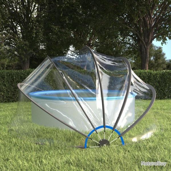 Dme de piscine rond 406x203 cm PVC