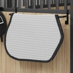 Support de tapis de selle noir fer