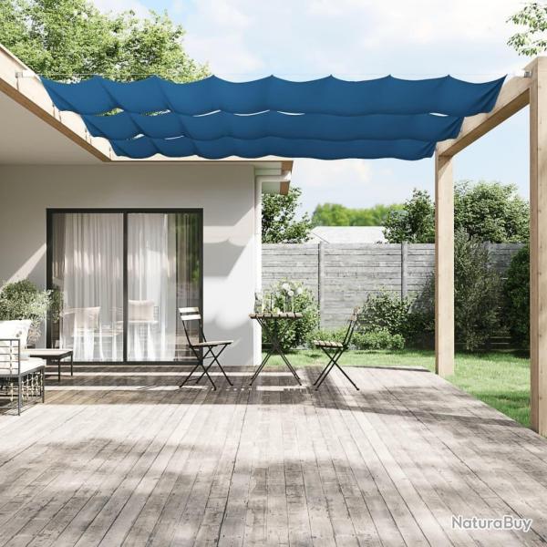 Auvent vertical Bleu 60x420 cm Tissu oxford