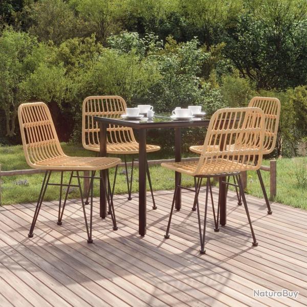 Ensemble  manger de jardin 5pcs Rsine tresse