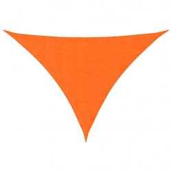Voile de parasol tissu oxford triangulaire 2,5x2,5x3,5 m orange