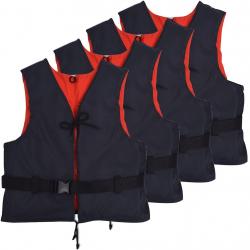 Aide à la flottabilité 4 pcs 50 N 30-50 kg Bleu marine