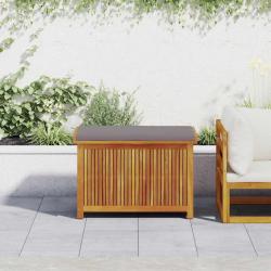 Boîte à coussins d'extérieur 90x50x60,5 cm bois massif d'acacia