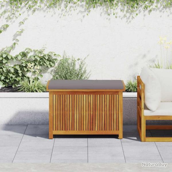 Bote  coussins d'extrieur 90x50x60,5 cm bois massif d'acacia