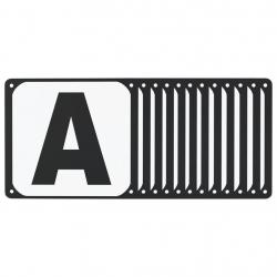 Lettres d'arène de dressage 12 pcs acier