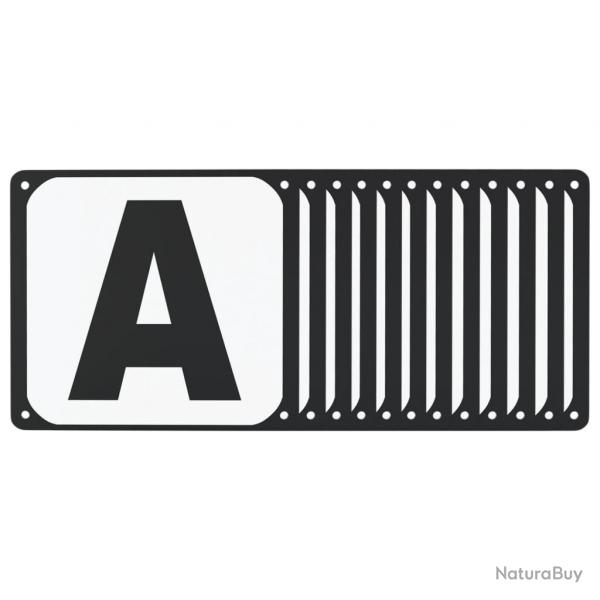 Lettres d'arne de dressage 12 pcs acier