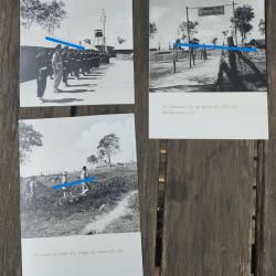 3 PHOTOS ECPA GUERRE D'INDOCHINE, COMMANDO 334 POSTE VIN HOA (9)