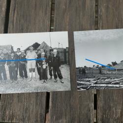 2 PHOTOS ECPA GUERRE D'INDOCHINE, COMMANDO SR ET 722 POSTE BA VA (10)