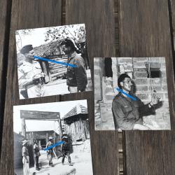 3 PHOTOS ECPA GUERRE D'INDOCHINE, COMMANDO 5 CUIR, ATTRIBUEES (11)