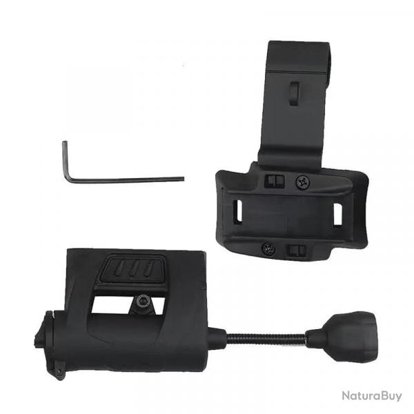 Lumire tactique de casque type MPLS - Noir