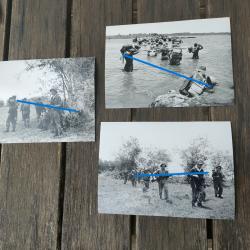 3 PHOTOS ECPA GUERRE D'INDOCHINE, 1ERE 1/2 BRIGADE PARAS, PLAINE DES JONCS (12)